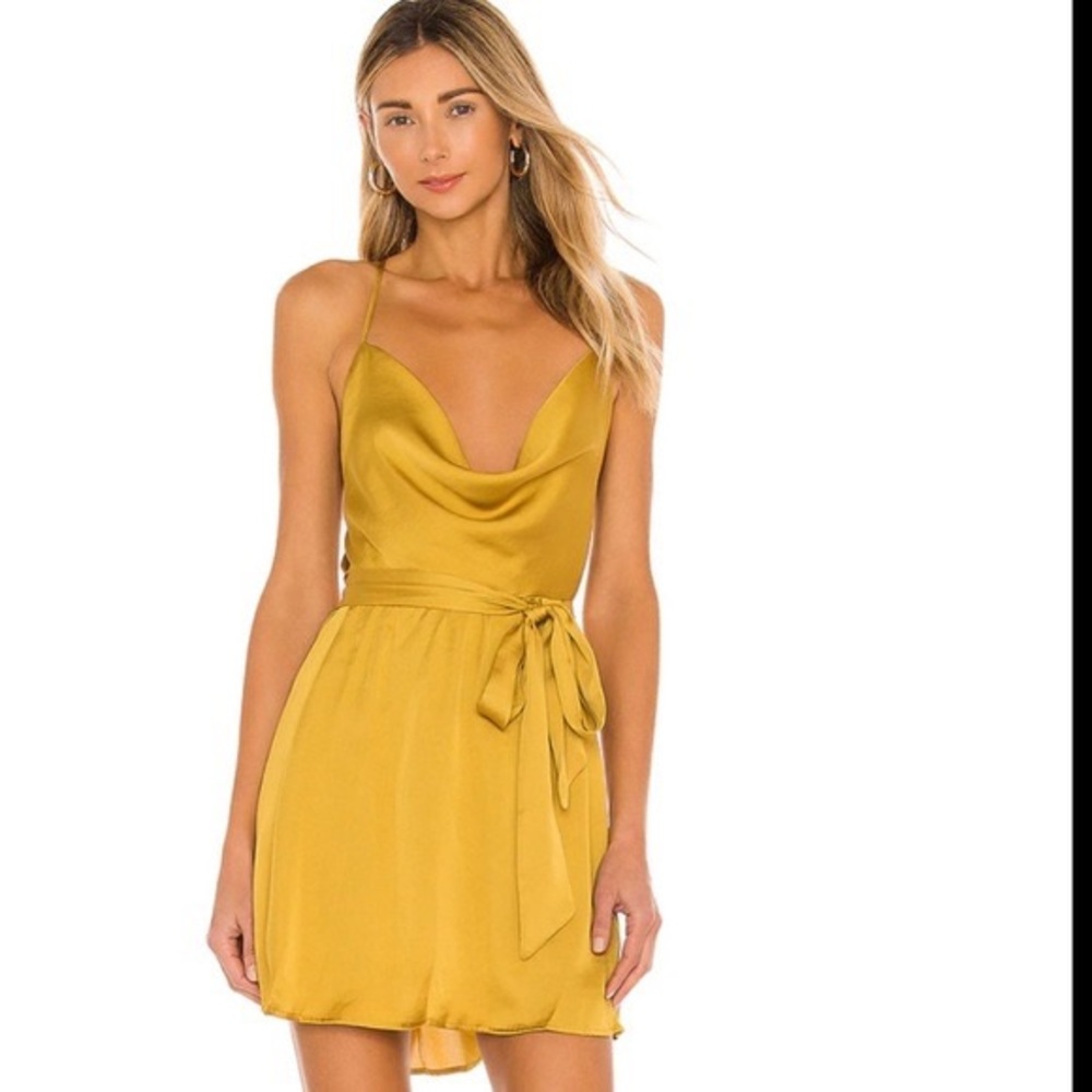 Free People Good Company Slip Dress in Eternal Gold